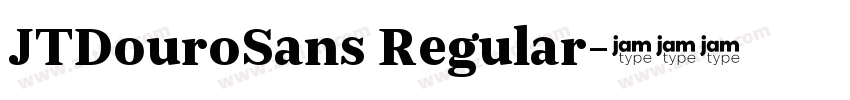 JTDouroSans Regular字体转换